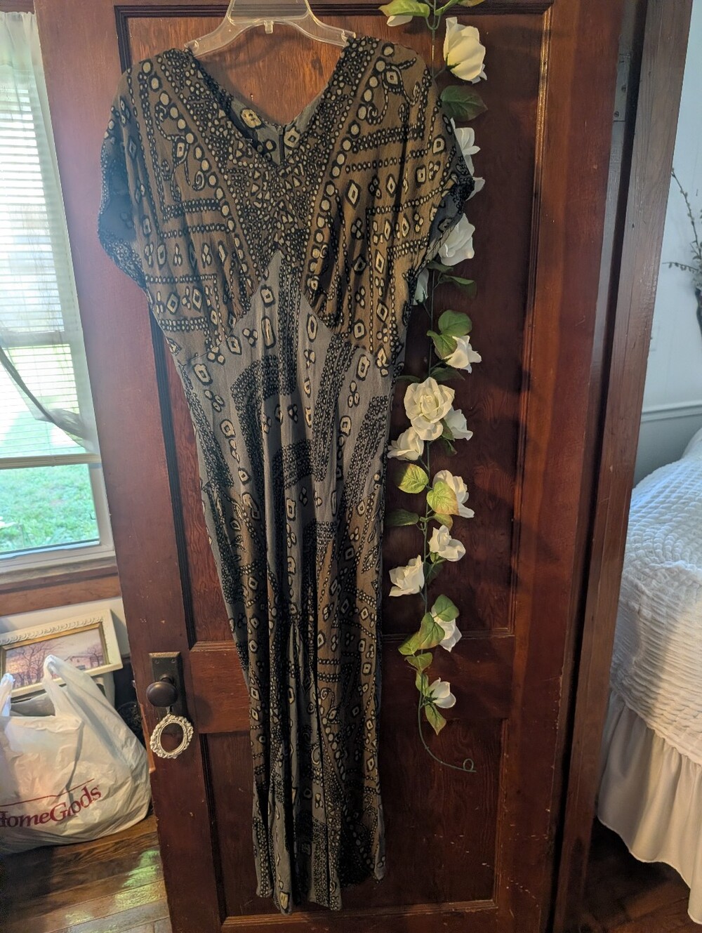 Saint Tropez West Brown & Black Printed Maxi Dress 14